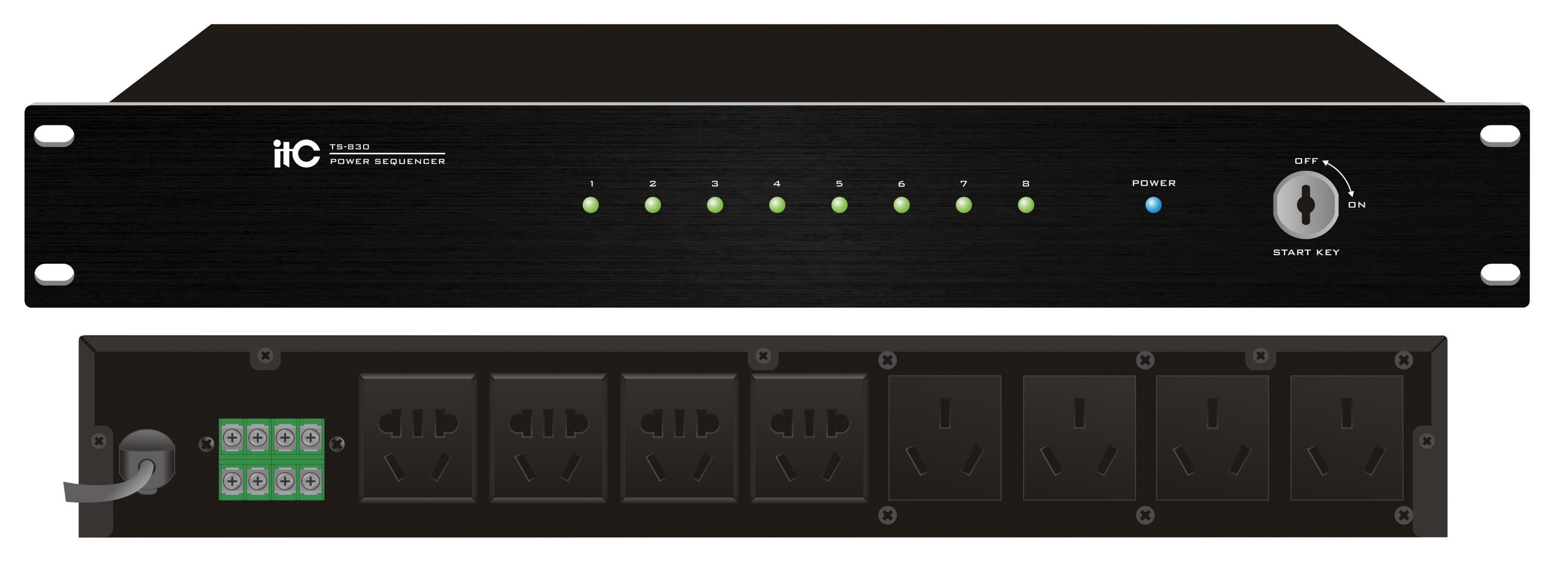 8-канальный распределитель питания ITC TS-830